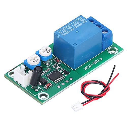 Vibration Sensor Module, DC 12V Sensitivity Time Delay...