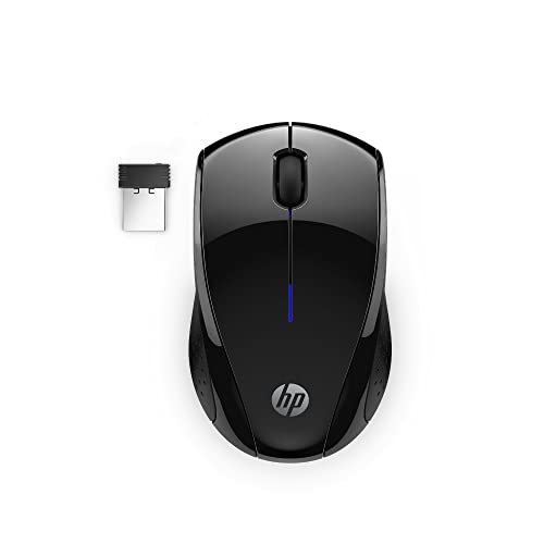 HP X3000 G3 Wireless Mouse - Black, 15-Month Battery, 1600