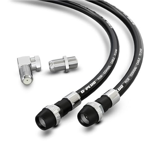 G-PLUG RG6 Coaxial Cable 30FT – Quad Shielded