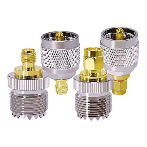 SMA to UHF Antenna Adapter, SMA to PL259 Connector Kit.