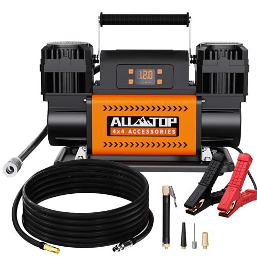 ALL-TOP 12V Air Compressor w/LCD Control Panel, Dual...