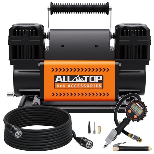 ALL-TOP Dual Cylinder Air Compressor with Digital Gauge