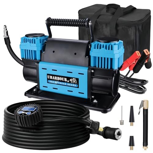 Uharbour 12V Offroad Air Compressor Dual Compressor Heavy...