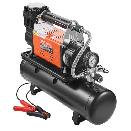VEVOR 12V Heavy Duty Air Compressor with 6L Tank, 150PSI.