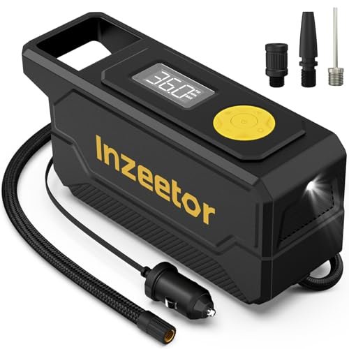 Inzeetor 150 PSI Tire Inflator Portable Air Compressor.
