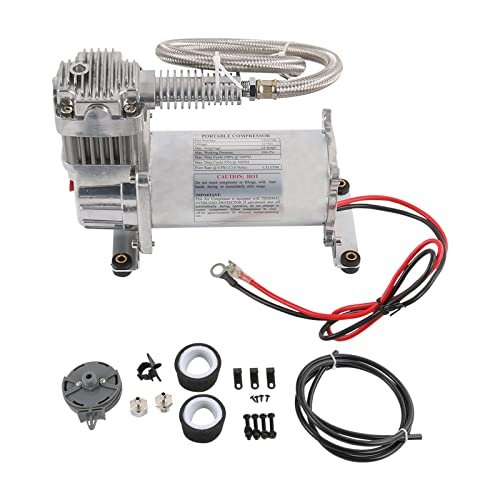 DICMIC 12V 444C 200 PSI Chrome Air Compressor for...