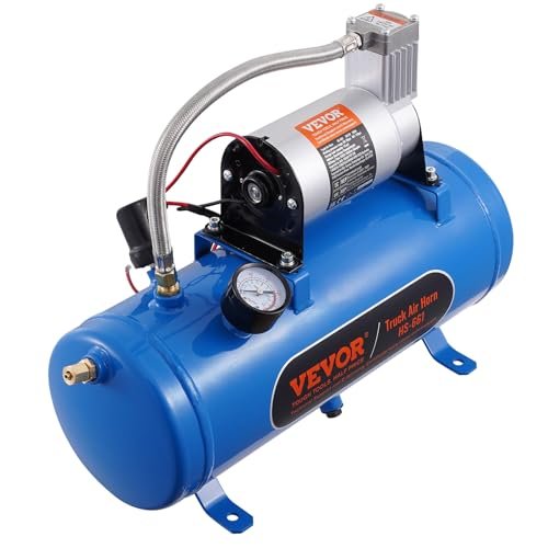 VEVOR 12V Air Compressor with 1.6 Gallon Tank.