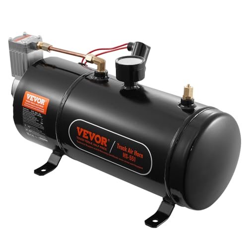 VEVOR 12V Air Compressor with Tank 0.8 Gallon, 120 PSI