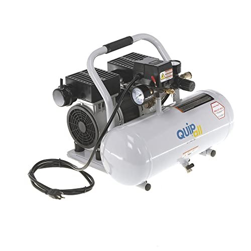 Quipall 2-1-SIL-AL 1 HP 2 Gallon Oil-Free Hotdog Air...