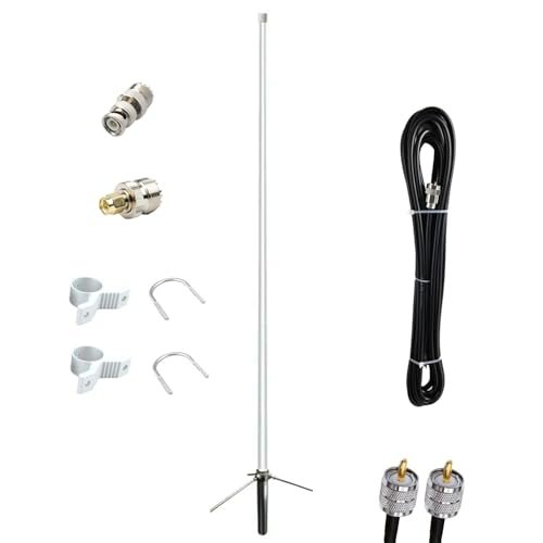 Dual Band VHF UHF 2m 70cm Base Station Antenna Kit