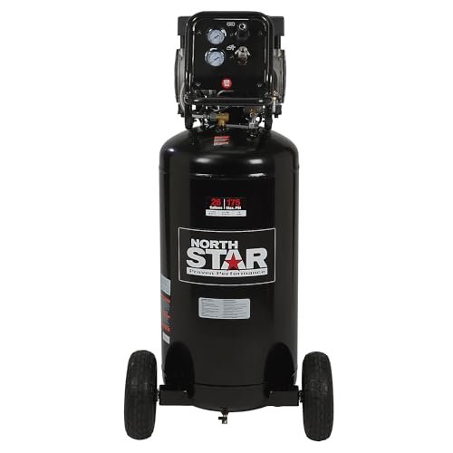 NorthStar Portable Quiet Electric Air Compressor, 1.5 HP