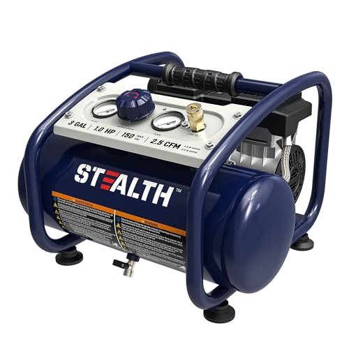 STEALTH Air Compressor 3 Gallon, Quiet Air Compressor,...