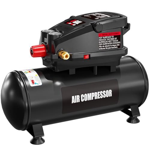 Portable Air compressor, 4Gallon Oil Free Air Tank, 0.5HP.