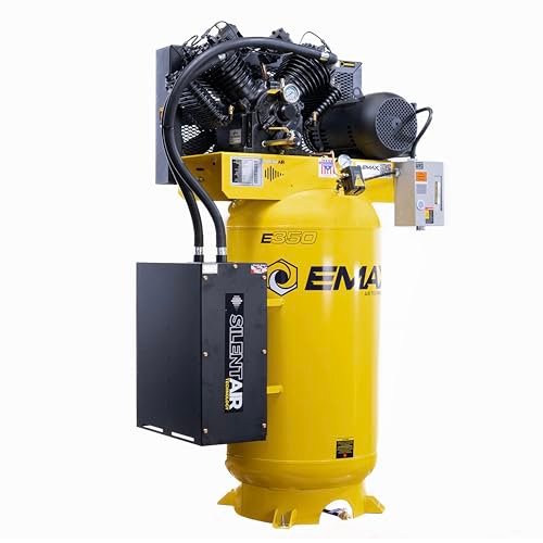 EMAX E350 Stationary Air Compressor - 7.5hp, 80 Gal, 2