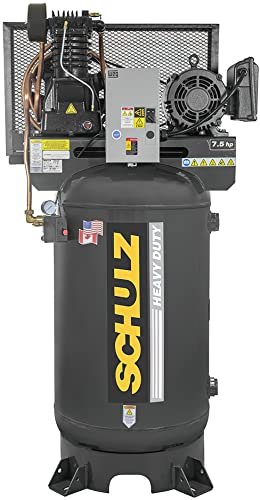 Schulz 7580VL30X-1 L-Series Piston Compressor, 30 CFM, 7.5...