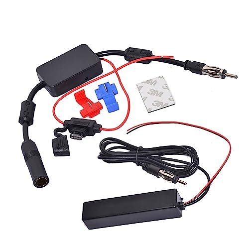 Bingfu Universal Car Stereo Amplified FM Radio Hidden...