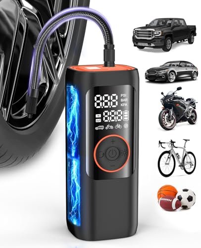 BDO 2025 Tire Inflator Portable Air Compressor, Cordless...