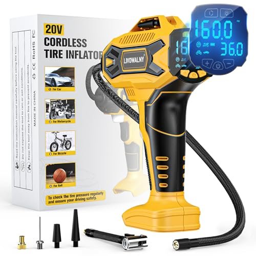 Tire Inflator Air Compressor Compatible with Dewalt 20V Max