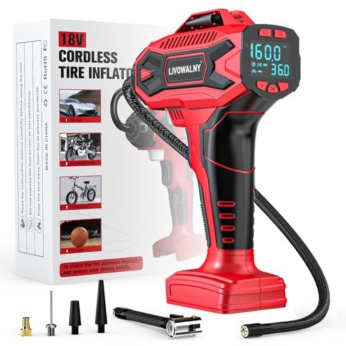 Tire Inflator Air Compressor Compatible with Milwaukee 18V...