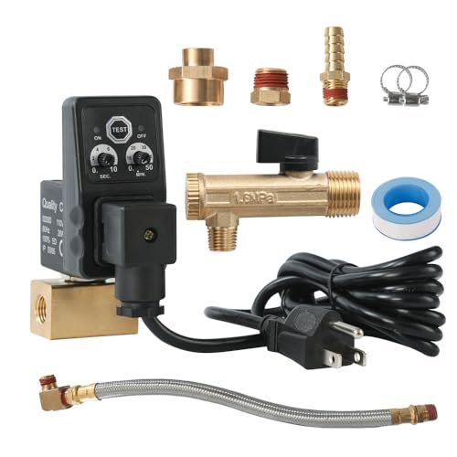 Automatic Electronic Tank Drain Kit, 1/4
