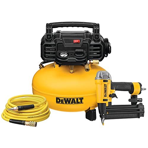 Dewalt DWFP1KITR 18 Gauge Brad Nailer and Compressor Kit...