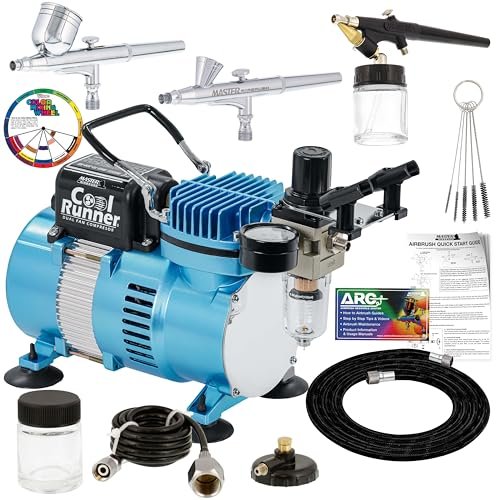 Master Airbrush Cool Runner II Airbrush Kit with Compressor