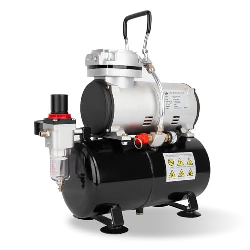 Timbertech Airbrush Compressor, High-performance...