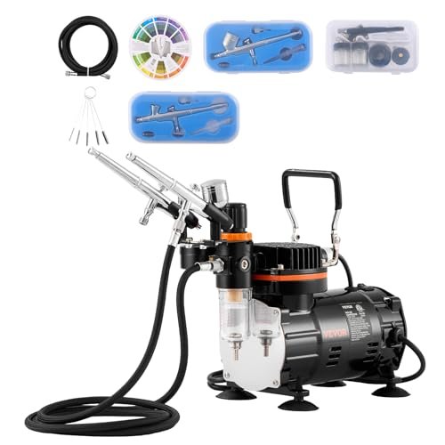 VEVOR Airbrush Kit, Professional Airbrush Set with...