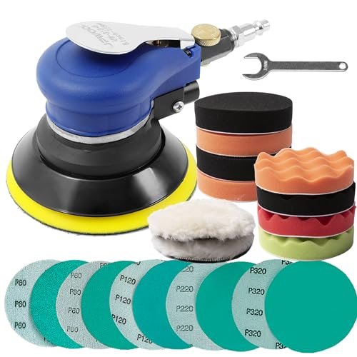 5 inch Air Random Orbital Sander for Auto Body Work