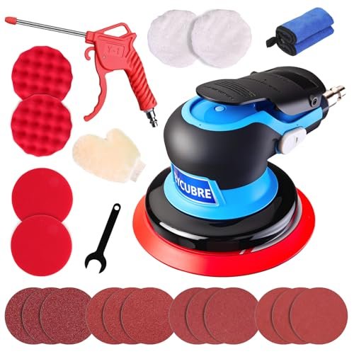 5 Inch Pneumatic Da Sander Kit (with sandpapers and pads