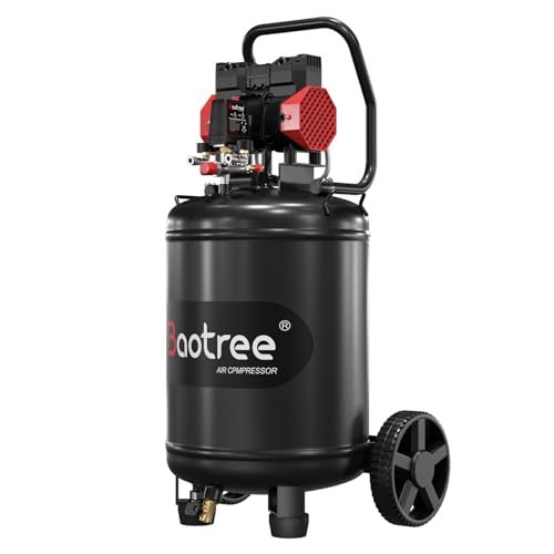 14Gal Portable Ultra Quiet Air Compressor, Max 115PSI...