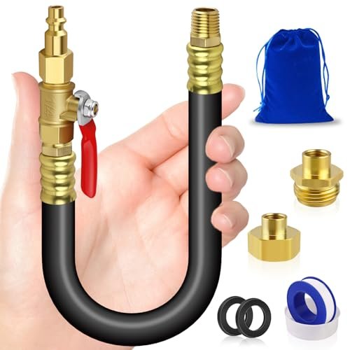 FANOVO RV Winterizing Blowout Adapter, 3/4'' GHT Hose Kit
