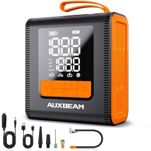 AUXBEAM H4 Tire Inflator Portable Air Compressor,150PSI...