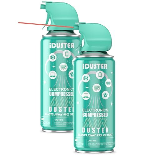 Compressed Canned Air Duster for Computer - iDuster...