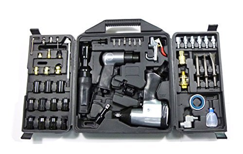 DYNAMIC POWER 50 Pieces Air Tool Kit. Includes Impact...