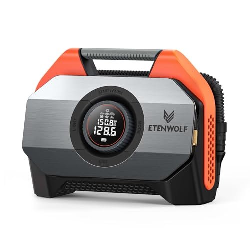 ETENWOLF VORTEX S6 Tire Inflator Portable Air Compressor,...