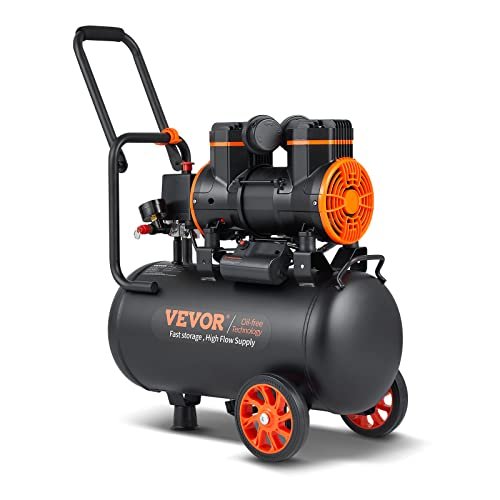VEVOR 6.3 Gallon Air Compressor, 2 HP Oil Free