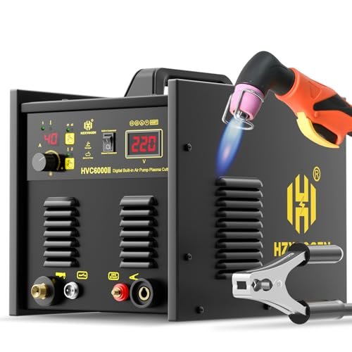 H HZXVOGEN Plasma Cutter with Built in Air Compressor