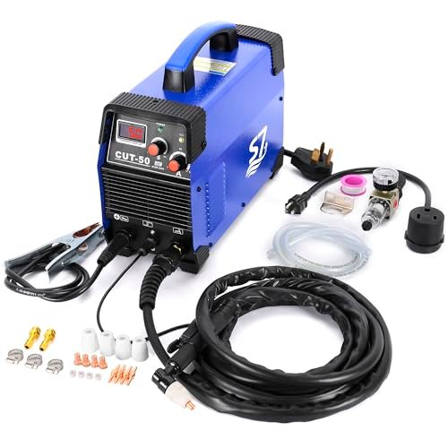 Plasma Cutter,CUT50 55Amp 110V/220V Dual Voltage IGBT...