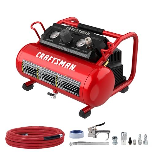 CRAFTSMAN Air Compressor, 2 Gallon Portable Air Oil-Free...