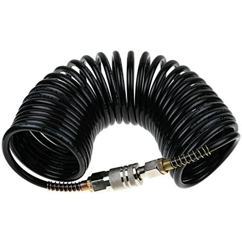 Air Hose,25ft Air Compressor Hose with Bend Restrictor...