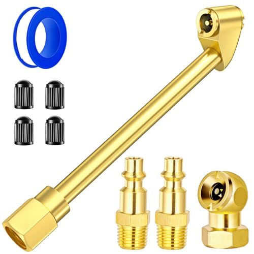 2 Way Connection Air Chuck Set - 1/4 NPT Dual