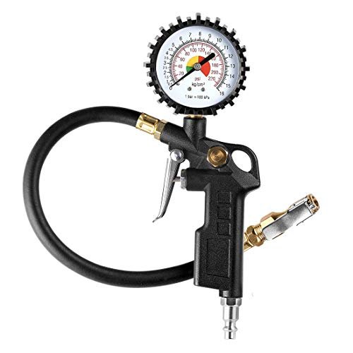CZC AUTO Tire Inflator Deflator Air Pressure Gauge Tool