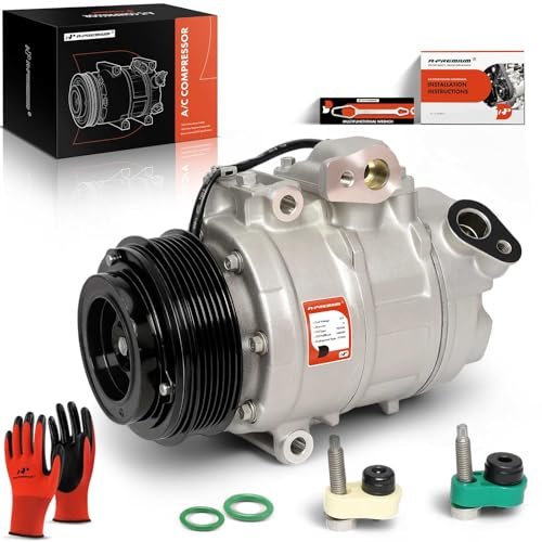 A-Premium Air Conditioner AC Compressor with Clutch for...