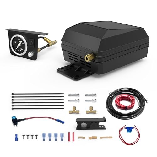 Onboard Air Compressor Kit for Air Bag Suspension with...
