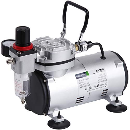 TIMBERTECH Airbrush Compressor AS18-2, Basic Mini...