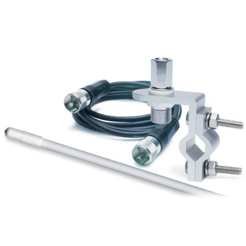 RoadPro RP-83W Standard Series White 3' Mirror Mount CB...