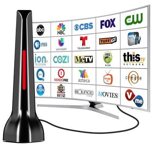 Indoor TV Antenna for Smart TV, Digital HDTV Local Channels.