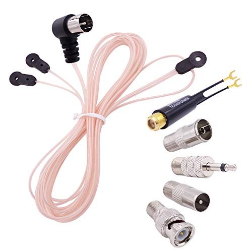 Fancasee Universal FM Antenna Dipole 75 Ohm Indoor Radio...