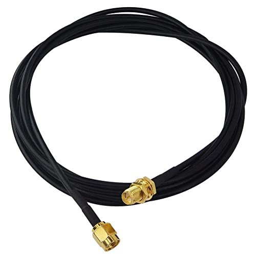 Boobrie RP-SMA Coaxial Cable 6.5ft/2M RG174 Cable Male to...